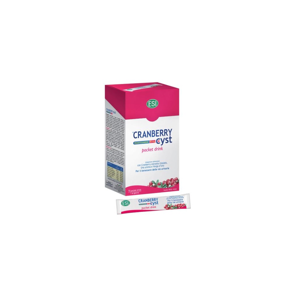 ESI CRANBERRY CYST 16POCK DRIN