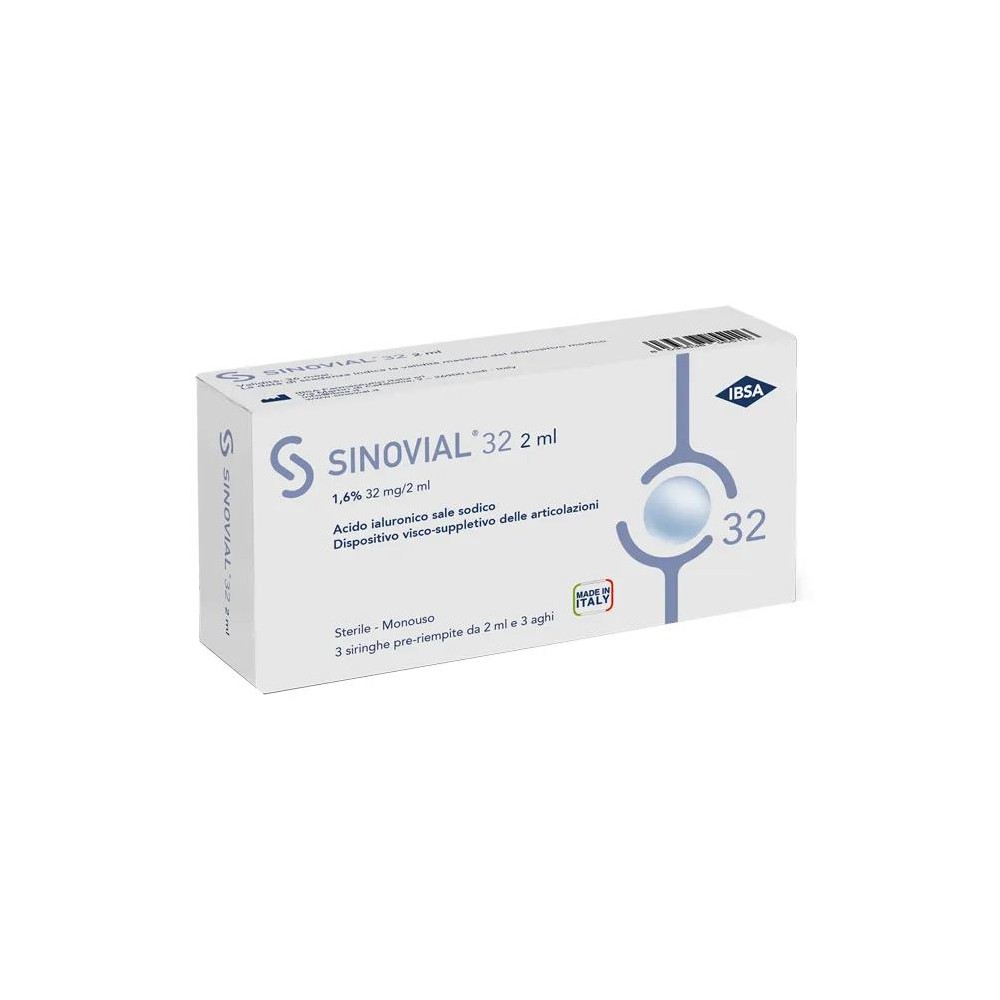 SINOVIAL 32 SIR 1,6% 2ML 3PZ