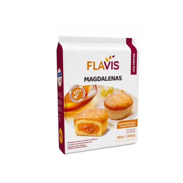 FLAVIS MAGDALENAS ALB 4X50G