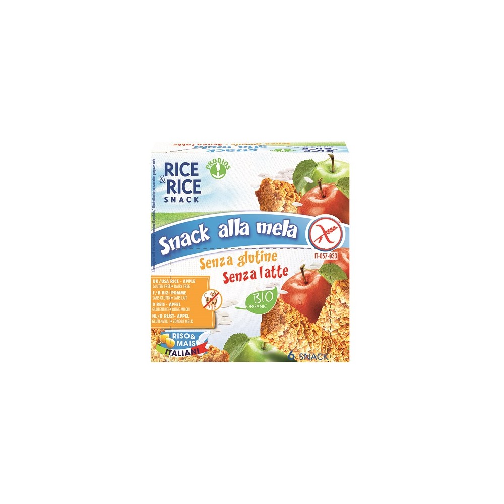 R&R SNACK RISO MELA 6X21G