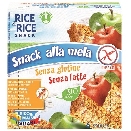 R&R SNACK RISO MELA 6X21G