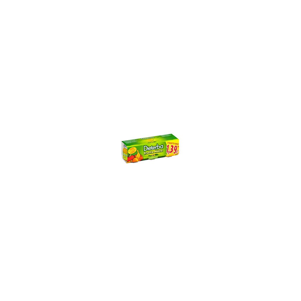 DIETERBA OMOG FRUTTA MIS 3X80G