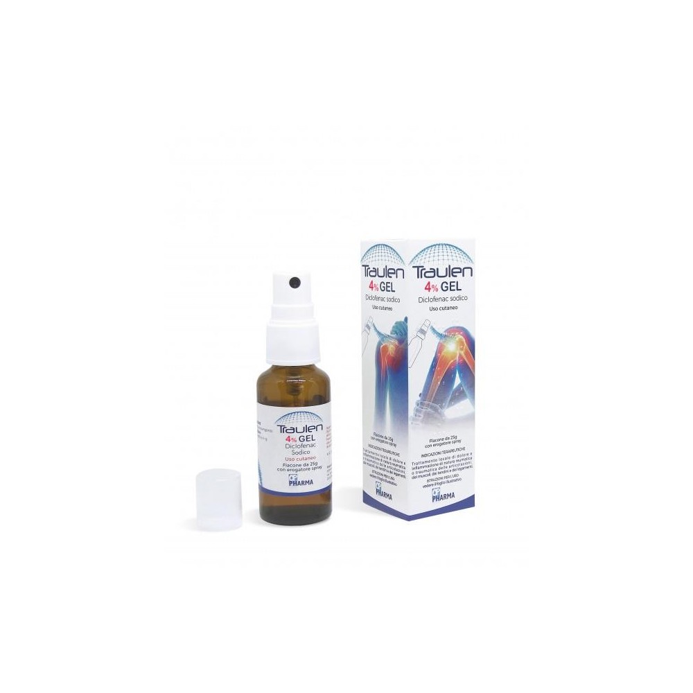 TRAULEN%GEL FL 25G 4% C/EROG
