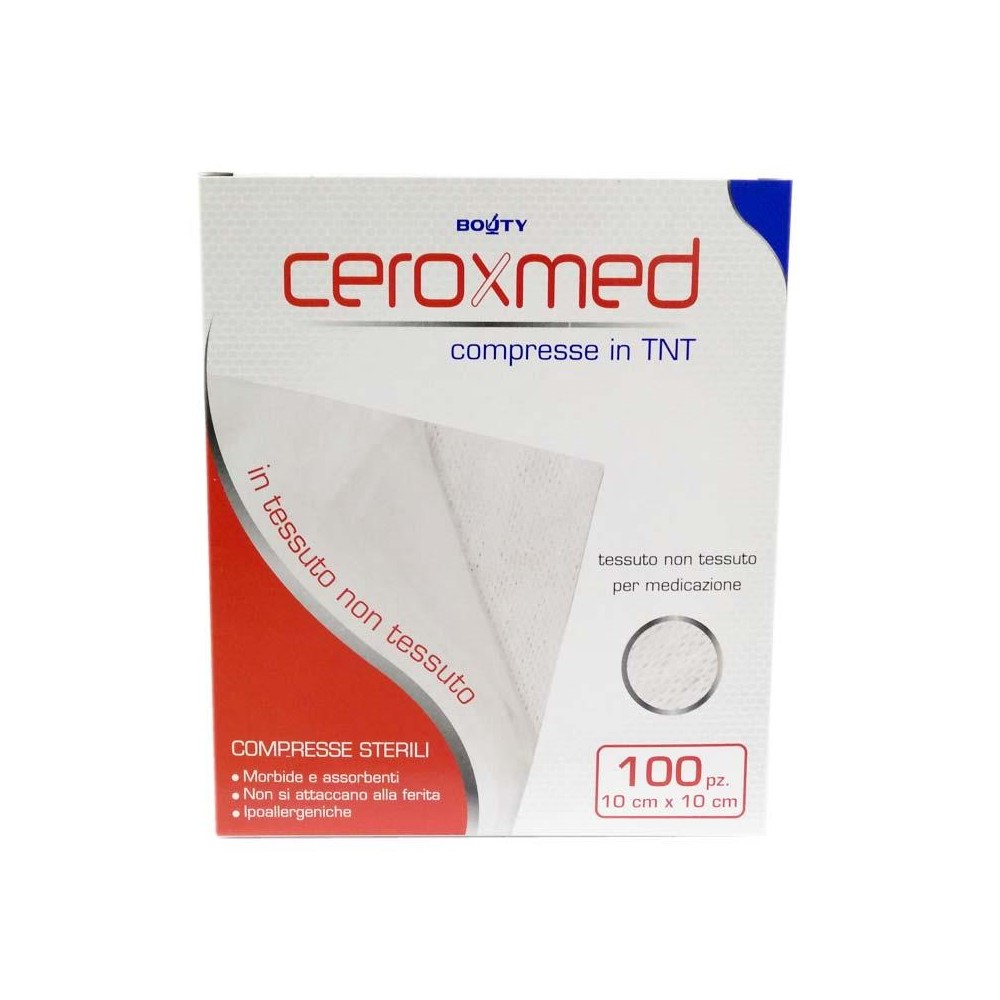 GARZA TNT CEROXMED10X10CM100PZ