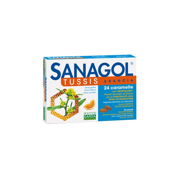 SANAGOL TUSSIS ARANCIA 24CAR
