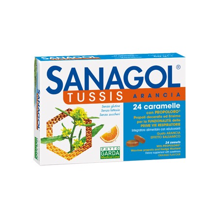 SANAGOL TUSSIS ARANCIA 24CAR