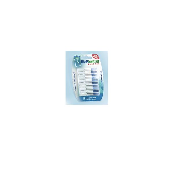 PLAKKONTROL BRUSH&CLEAN 40PZ