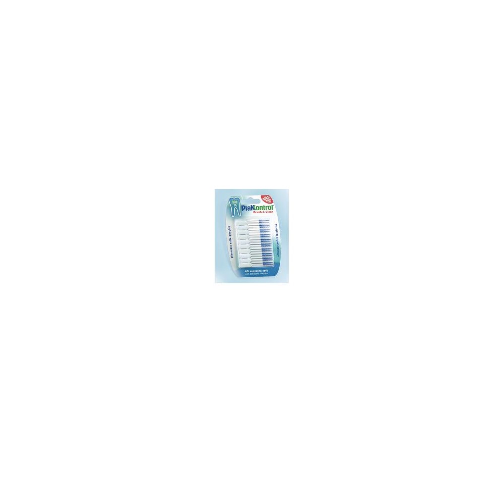 PLAKKONTROL BRUSH&CLEAN 40PZ