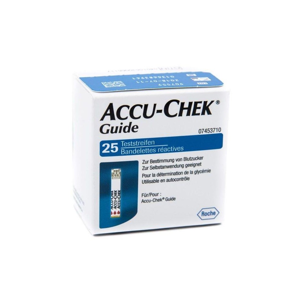 ACCU-CHEK GUIDE 25 STRIPS RETA