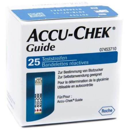 ACCU-CHEK GUIDE 25 STRIPS RETA