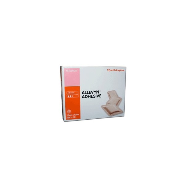 ALLEVYN ADHESIVE 10CMX10CM 10P