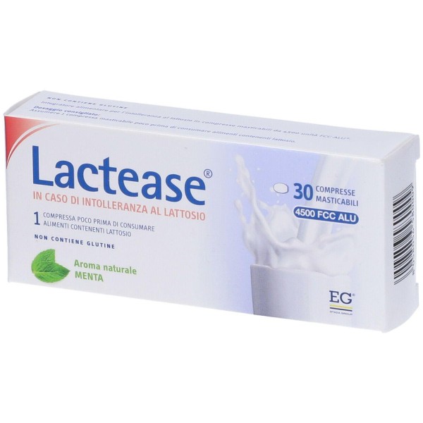 LACTEASE 4500 FCC MENTA 30CPR