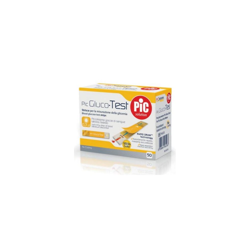 PIC STRISCE GLUCOTEST 50PZ