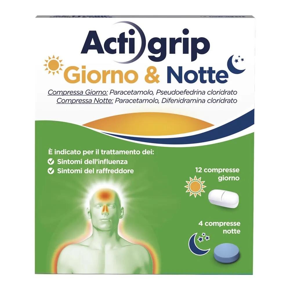 ACTIGRIP GIORNO&NOTTE%12+4CPR