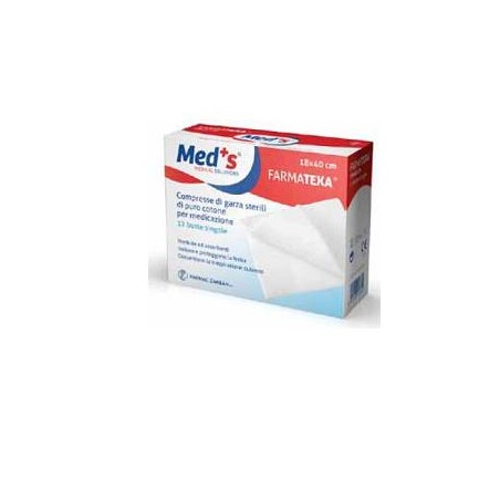 GARZA MEDS 12/8 18X40CM 12PZ