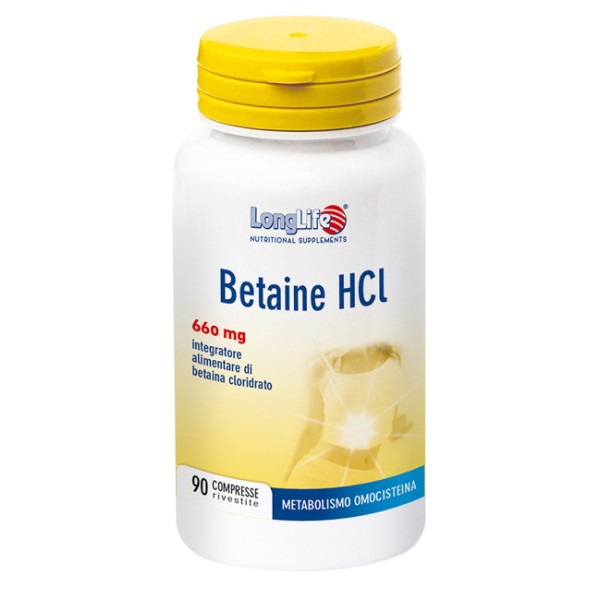 LONGLIFE BETAINE HCL 90CPR