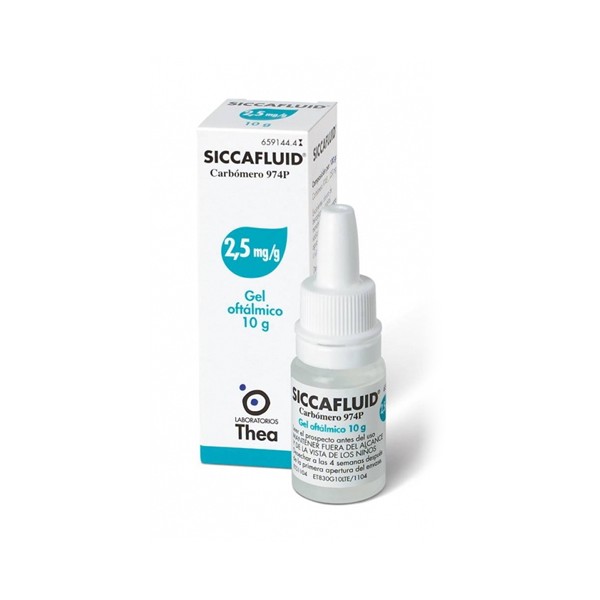 SICCAFLUID%GEL OFT 10G 2,5MG/G