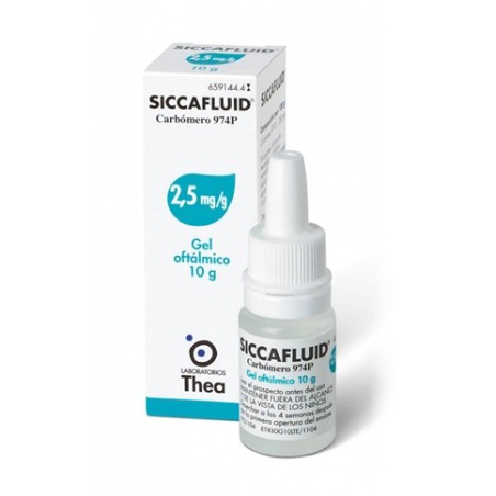 SICCAFLUID%GEL OFT 10G 2,5MG/G