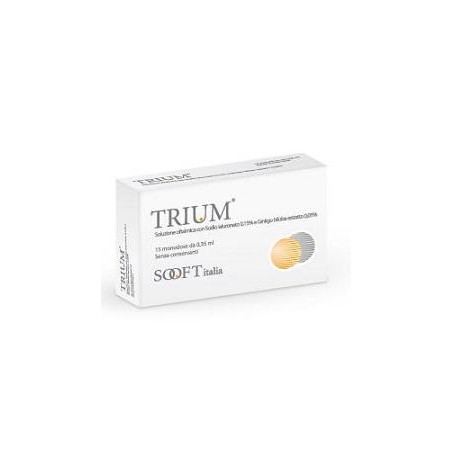 TRIUM MONODOSE GTT OCUL 15FL