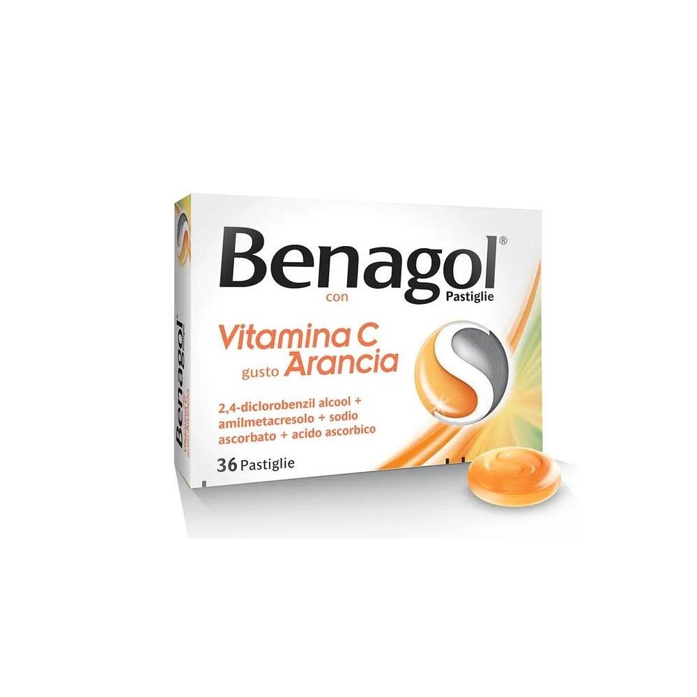 BENAGOL VIT C%36PAST ARANCIA