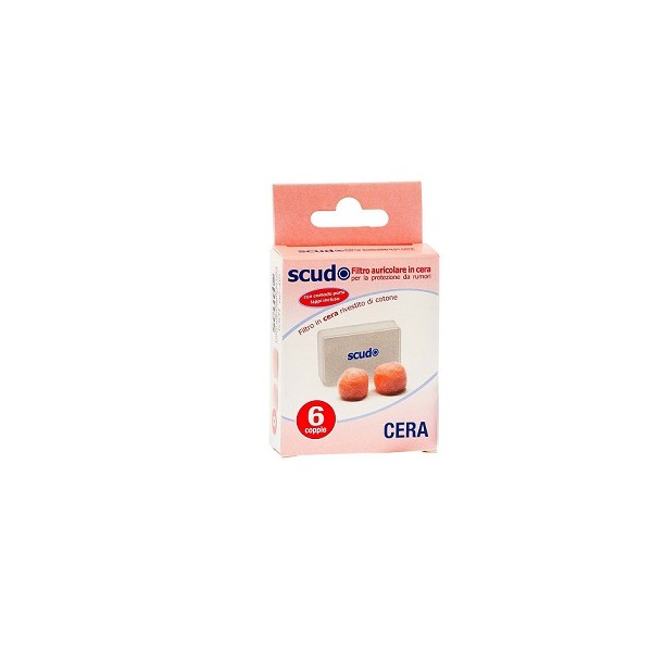 EARPLUG SCUDO CERA 6COPPIE 12P