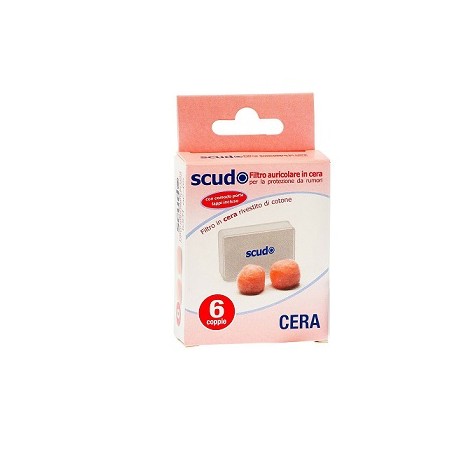 EARPLUG SCUDO CERA 6COPPIE 12P