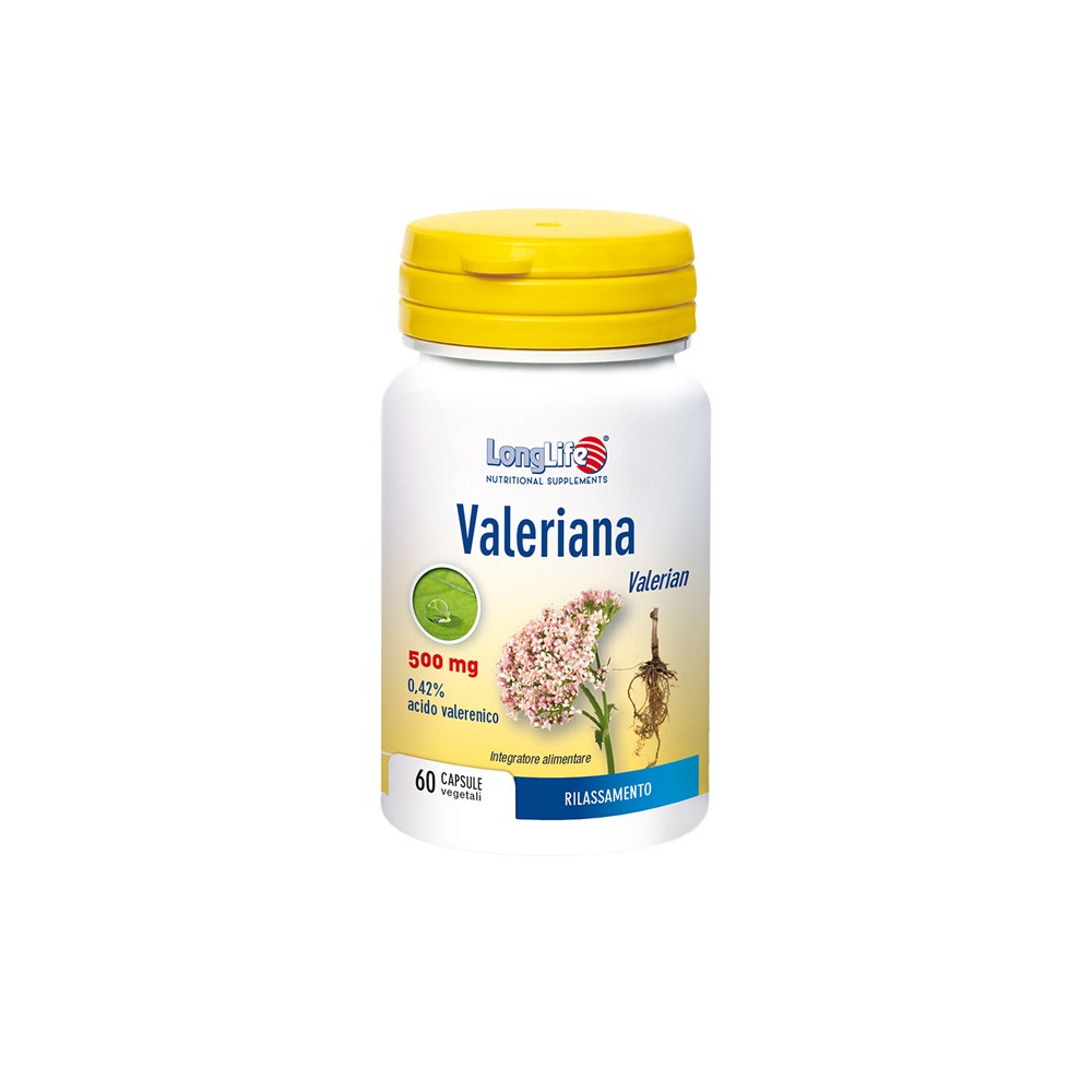 LONGLIFE VALERIANA 60CPS 500MG