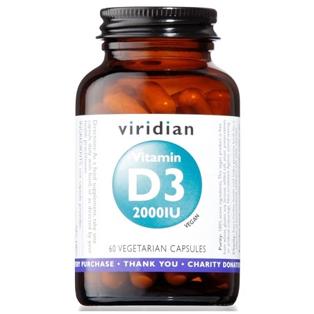 VIRIDIAN VITAMIN D3 2000IU 60C