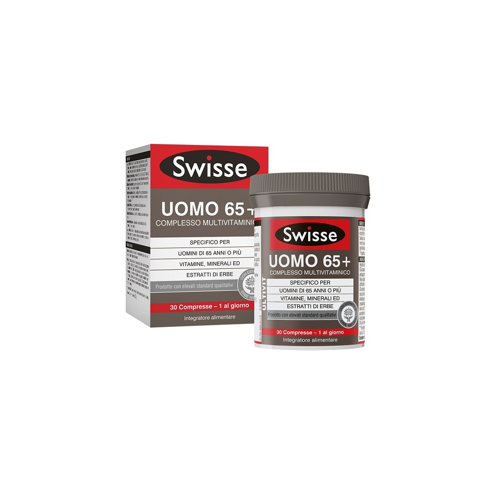 SWISSE UOMO 65+ MULTIVIT 30CPR