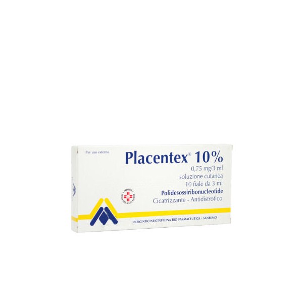 PLACENTEX%SOL CUT 10F 0,75MG