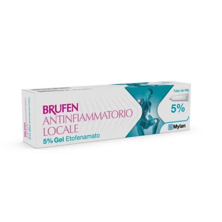 BRUFEN ANTINFIAMMAT%GEL 40G 5%