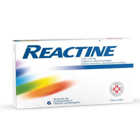 REACTINE%6CPR 5MG+120MG RP