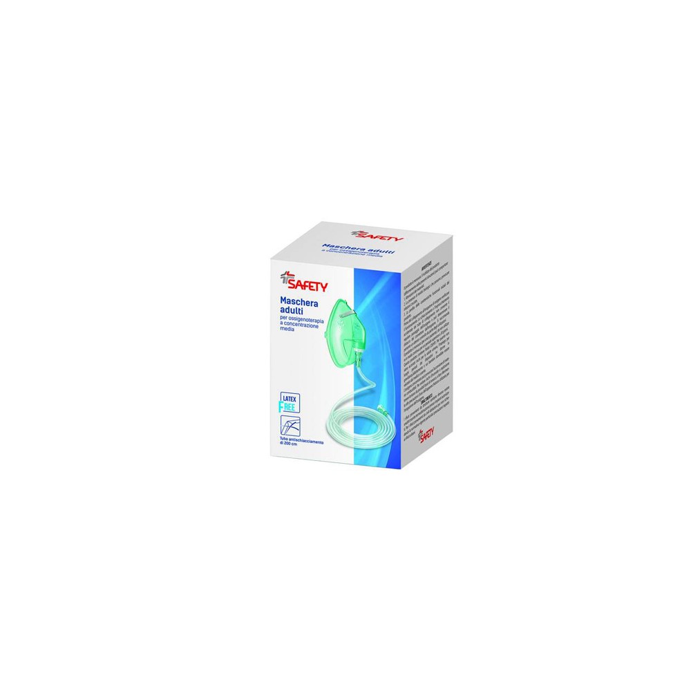 MASCHERA OSSIGENOTERAPIA C/TUB