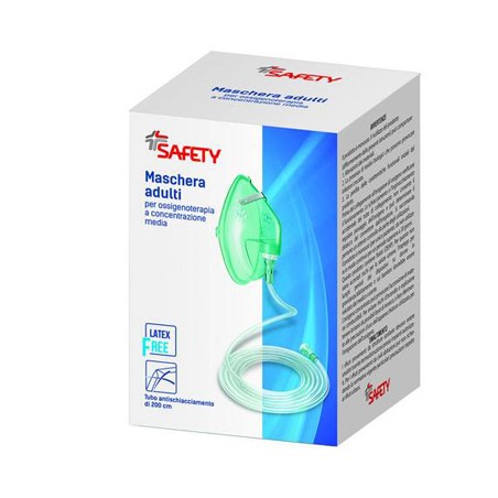 MASCHERA OSSIGENOTERAPIA C/TUB