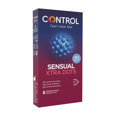 CONTROL SENSUAL XTRA DOTS 6PZ