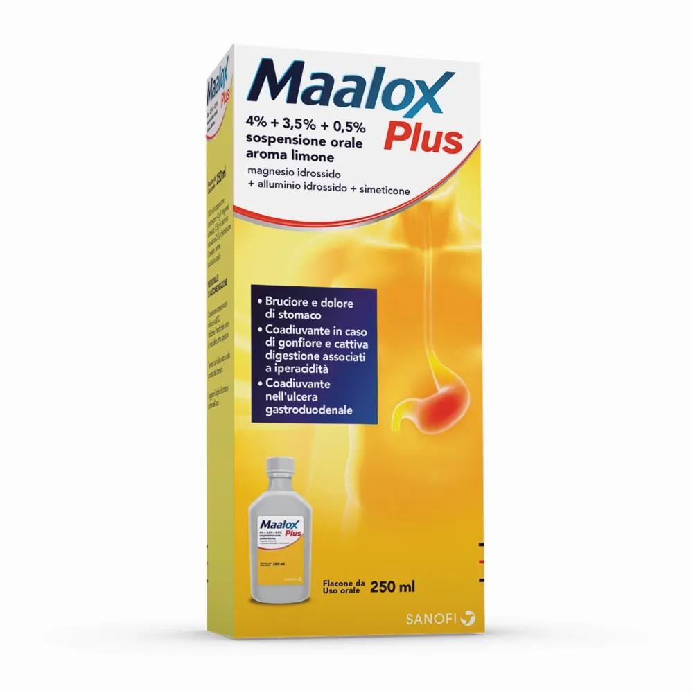 MAALOX PLUS%OS SOSP 4+3,5+0,5%