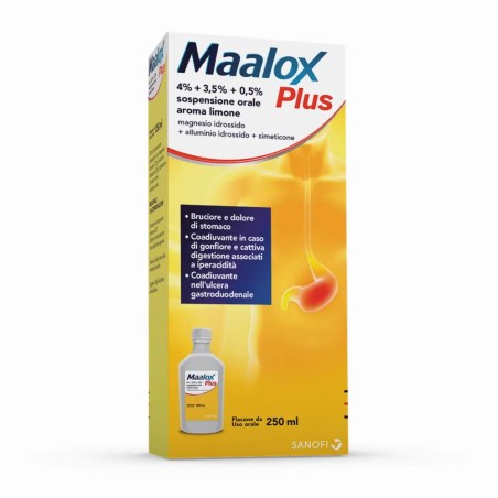 MAALOX PLUS%OS SOSP 4+3,5+0,5%