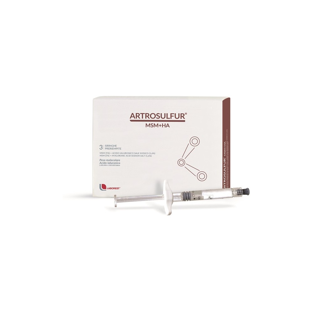 ARTROSULFUR MSM+HA 3SIR PRER