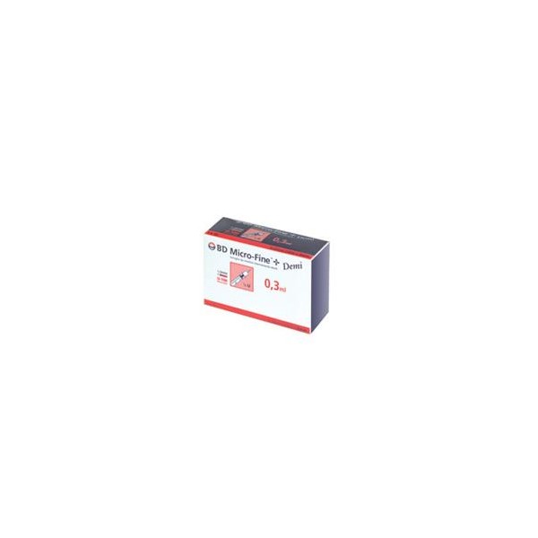 SIR INS BD DEMI 0,3ML G30 8MM