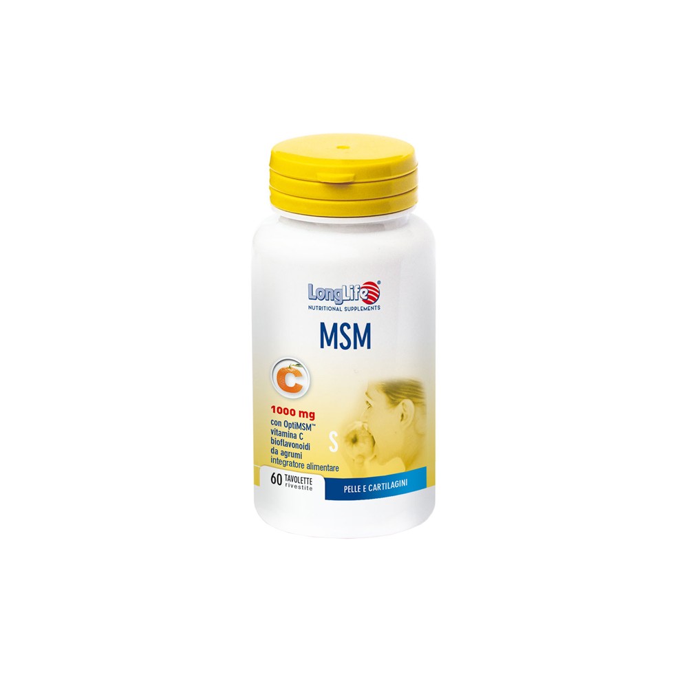 LONGLIFE MSM 1000MG 60TAV