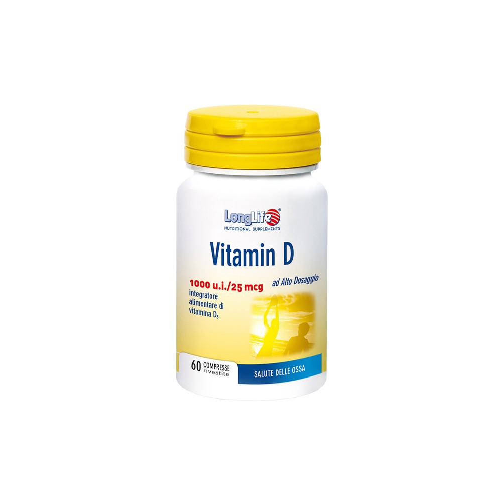 LONGLIFE VITAMIN D1000UI 60CPR