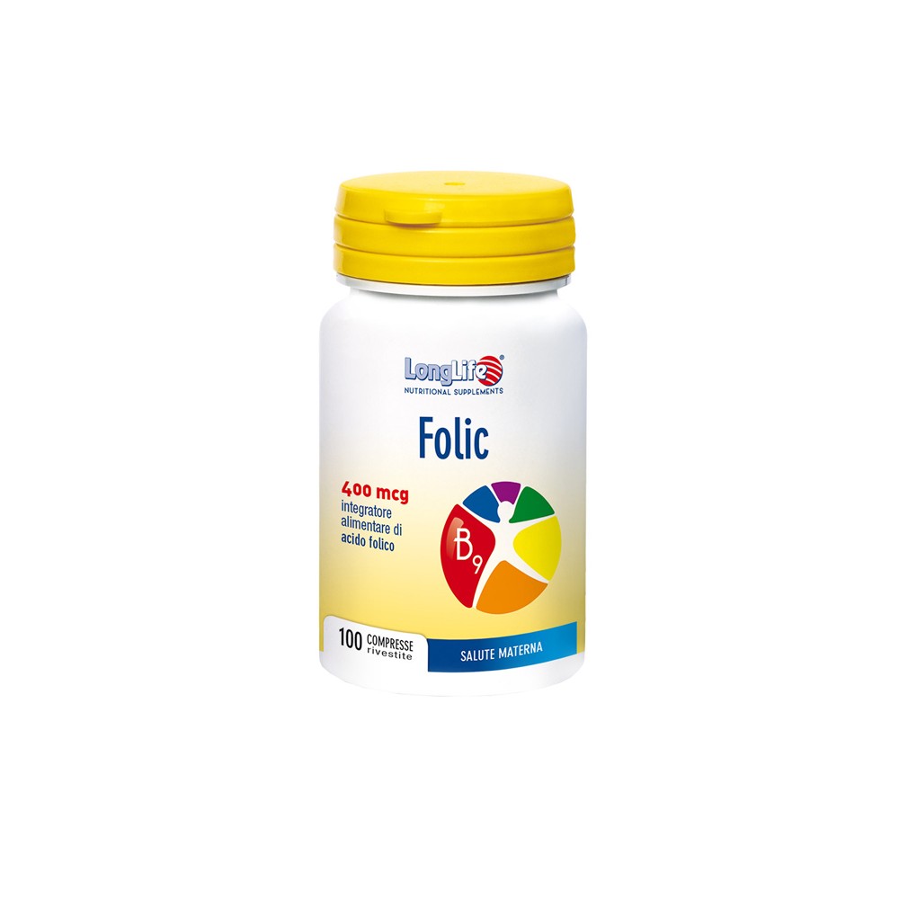 LONGLIFE FOLIC 400MCG 100CPR