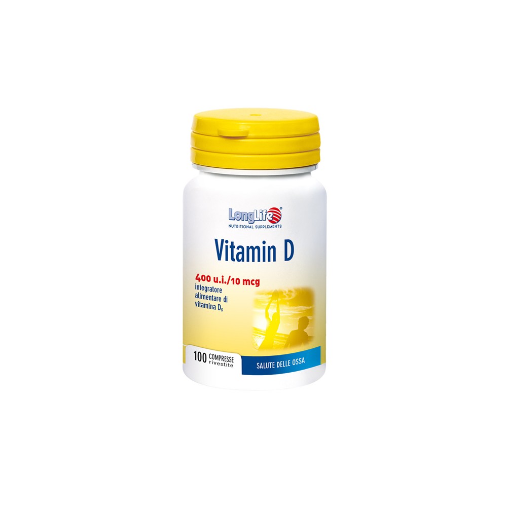 LONGLIFE VITAMIN D400UI 100CPR
