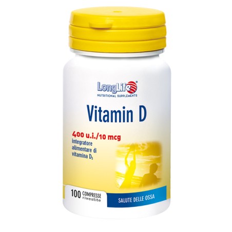 LONGLIFE VITAMIN D400UI 100CPR