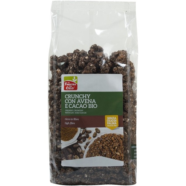 CRUNCHY AVENA CACAO 375G BIO