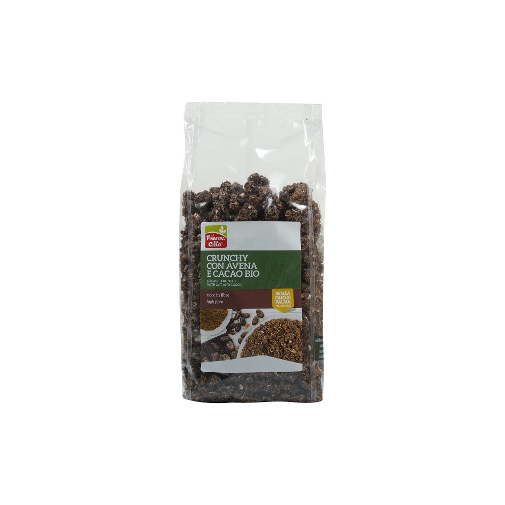 CRUNCHY AVENA CACAO 375G BIO