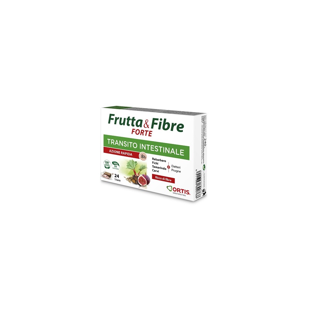 FRUTTA & FIBRE FORTE 24CUBETTI