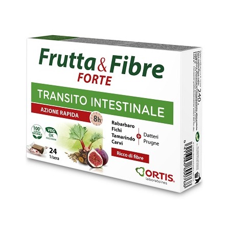 FRUTTA & FIBRE FORTE 24CUBETTI
