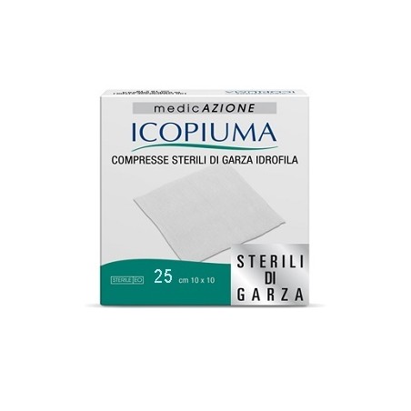 GARZA ICOPIUMA 10X10CM 25PZ