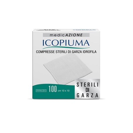 GARZA ICOPIUMA 10X10CM 100PZ